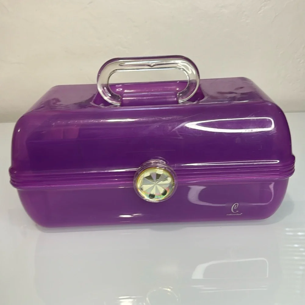Caboodles large purple On the Go Girl cosmetic case